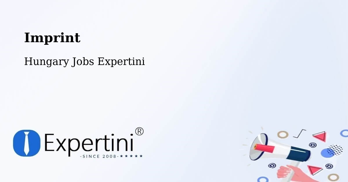 Imprint – Pécel - Hungary Jobs Expertini